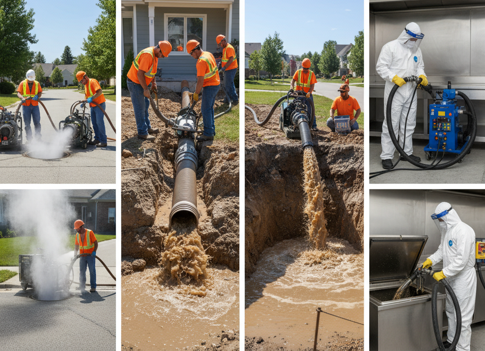 خدمات تسليك سمارت كمبرسور الصرف الصحي